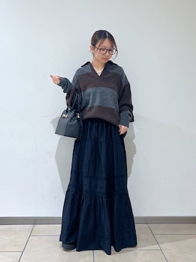 「BARNYARDSTORM（バンヤードストーム）のBARNYARDSTORM / ハイブリッドストレッチブーツ（ブーツ）」を使った、bytakataさん（レディース・151cm）の秋コーディネート