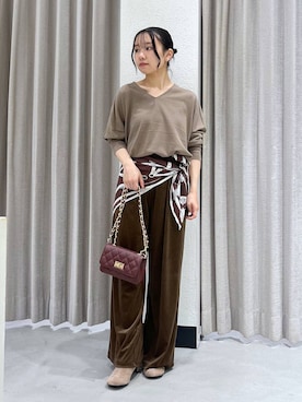 「MILOS（ミロス）のアイテム」を使った、bytakataさん（レディース・151cm）の秋コーディネート