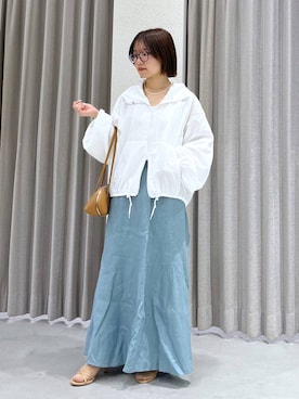 「BARNYARDSTORM（バンヤードストーム）のアイテム（ジャケット/アウター）」を使った、bytakataさん（レディース・151cm）の春コーディネート