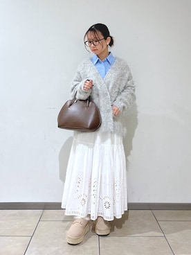 「アイテム（スリッポン）」を使った、bytakataさん（レディース・151cm・20代）の秋コーディネート