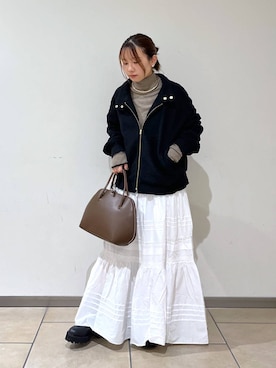 「アイテム（チョーカー）」を使った、bytakataさん（レディース・151cm）の秋コーディネート