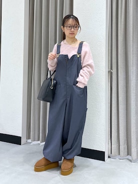 「アイテム（オールインワン・サロペット）」を使った、bytakataさん（レディース・151cm・20代）の秋コーディネート