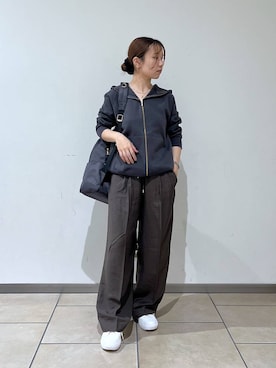 「アイテム（パーカー）」を使った、bytakataさん（レディース・151cm）の夏コーディネート