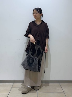 「BARNYARDSTORM（バンヤードストーム）のアイテム」を使った、bytakataさん（レディース・151cm）の秋コーディネート