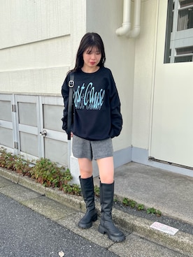 「WHIMSIC（ウィムジック）のアイテム」を使った、sakuさん（レディース・160cm）の夏コーディネート