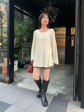 sakuさん（レディース・160cm）の冬コーディネート