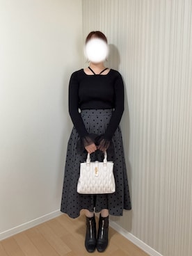 「しまむら（シマムラ）のアイテム」を使った、ﾖｲﾁｮまる。さん（レディース・151cm）の秋コーディネート