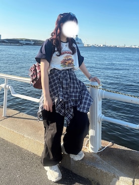 「WEGO（ウィゴー）のアイテム」を使った、ﾖｲﾁｮまる。さん（レディース・151cm）の夏コーディネート