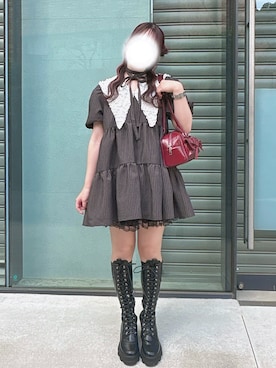 「jouetie（ジュエティ）のアイテム」を使った、ﾖｲﾁｮまる。さん（レディース・151cm）の春コーディネート