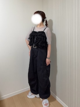「Honeys（ハニーズ）のアイテム」を使った、ﾖｲﾁｮまる。さん（レディース・151cm）の秋コーディネート