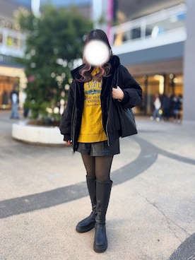 ﾖｲﾁｮまる。さん（レディース・151cm）の冬コーディネート