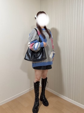「Heather（ヘザー）のアイテム（パンツ）」を使った、ﾖｲﾁｮまる。さん（レディース・151cm）の秋コーディネート