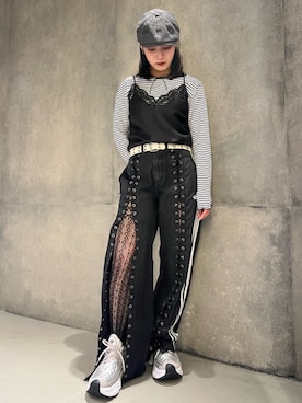 honokaさん（レディース・154cm）の冬コーディネート