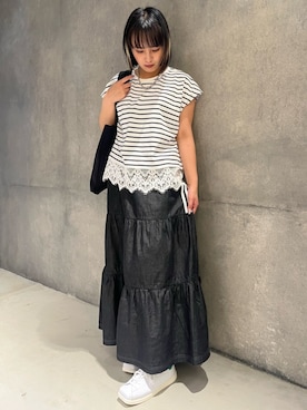 honokaさん（レディース・154cm）の夏コーディネート