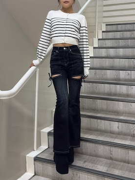 「厚底」｜misakiさん（レディース・163cm）の秋コーディネート