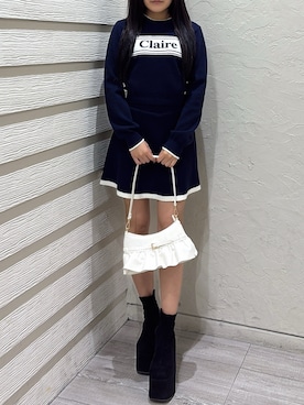 misakiさん（レディース・163cm）の冬コーディネート