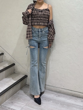 「ラフスタイル」｜misakiさん（レディース・163cm）の夏コーディネート