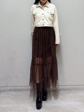 misakiさん（レディース・163cm）の春コーディネート