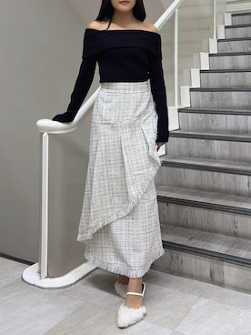 「RESEXXY（リゼクシー）のアイテム」を使った、misakiさん（レディース・163cm）の秋コーディネート