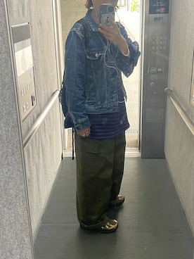 「SAINT JAMES（セントジェームス）のアイテム」を使った、ganaaaataさん（レディース・160cm）の春コーディネート