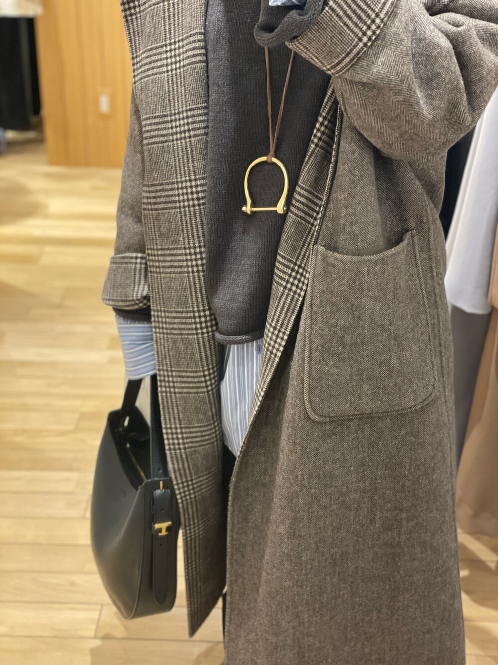 TODAYFUL（トゥデイフル）の「ボートネックオーバーニット（ニット