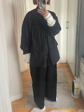 「FRAMeWORK（フレームワーク）のアイテム」を使った、ganaaaataさん（レディース・160cm）の冬コーディネート