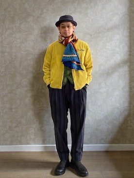 「ハットコーデ」｜sunriseseaさん（メンズ・172cm）の冬コーディネート