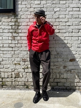 「adidas（アディダス）のアイテム（ジャケット/アウター）」を使った、sunriseseaさん（メンズ・172cm）の春コーディネート