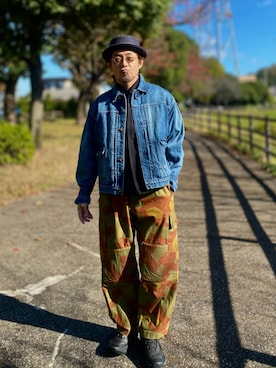 「アイテム（パンツ）」を使った、sunriseseaさん（メンズ・172cm・50代）の秋コーディネート