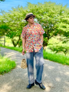 「アイテム（パンツ）」を使った、sunriseseaさん（メンズ・172cm・50代）の夏コーディネート