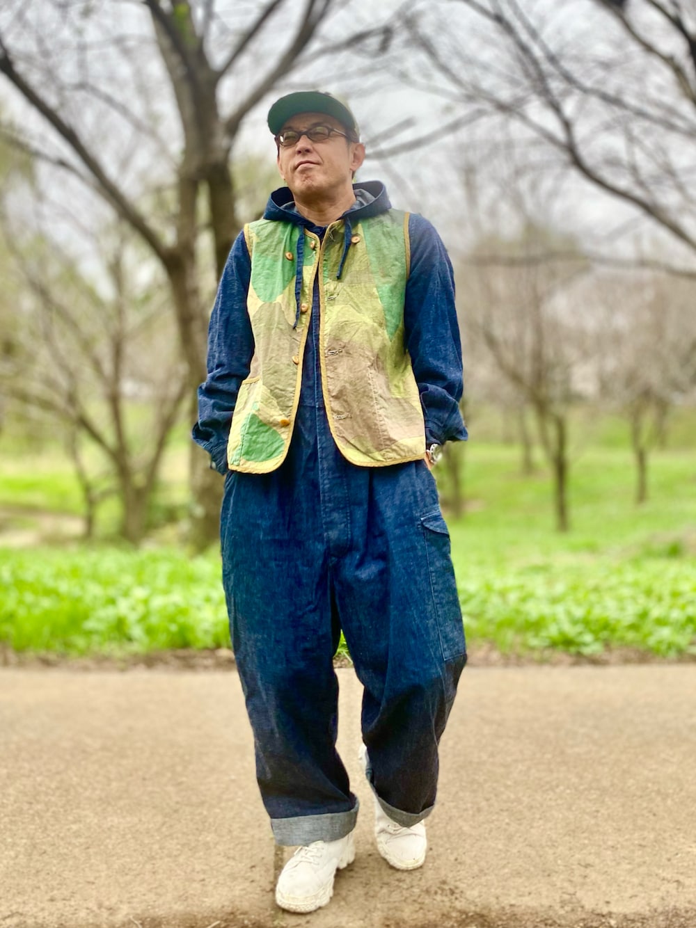 Nigel Cabournのカバーオールを使った人気ファッションコーディネート