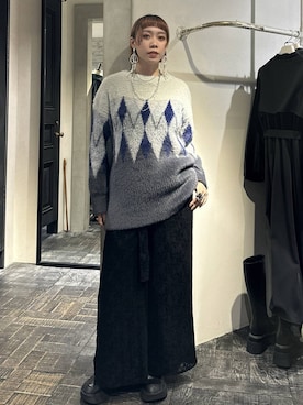 「アイテム（チュニック）」を使った、HARE / 瑜ユイさん（レディース・165cm）の秋コーディネート