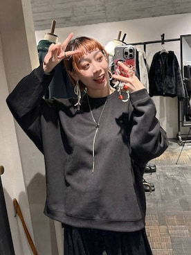 「HARE（ハレ）のアイテム（スウェット）」を使った、HARE / 瑜ユイさん（レディース・165cm）の秋コーディネート