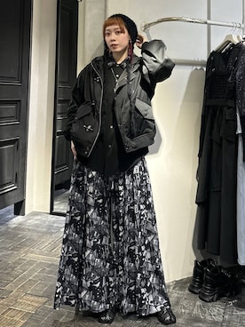 「HARE（ハレ）のアイテム（帽子）」を使った、HARE / 瑜ユイさん（レディース・165cm）の冬コーディネート