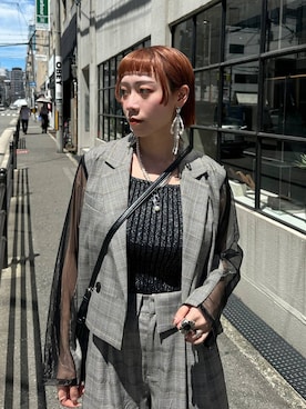 「HARE（ハレ）のアイテム」を使った、HARE / 瑜ユイさん（レディース・165cm）の夏コーディネート