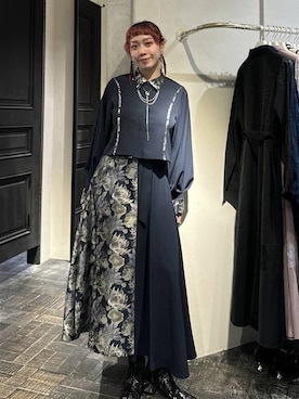 「HARE（ハレ）のアイテム（リング）」を使った、HARE / 瑜ユイさん（レディース・165cm）の春コーディネート