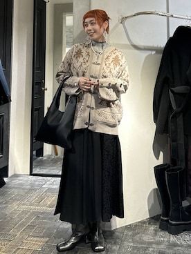 「アイテム（リング）」を使った、HARE / 瑜ユイさん（レディース・165cm・20代）の冬コーディネート