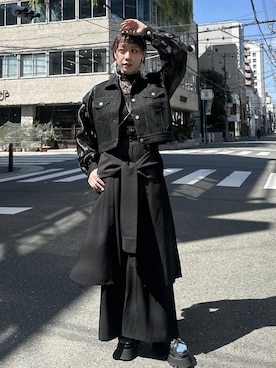 「HARE（ハレ）のアイテム（ブルゾン）」を使った、HARE / 瑜ユイさん（レディース・165cm）の春コーディネート