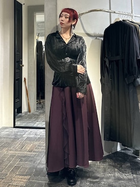 「アイテム（リング）」を使った、HARE / 瑜ユイさん（レディース・165cm・20代）の秋コーディネート