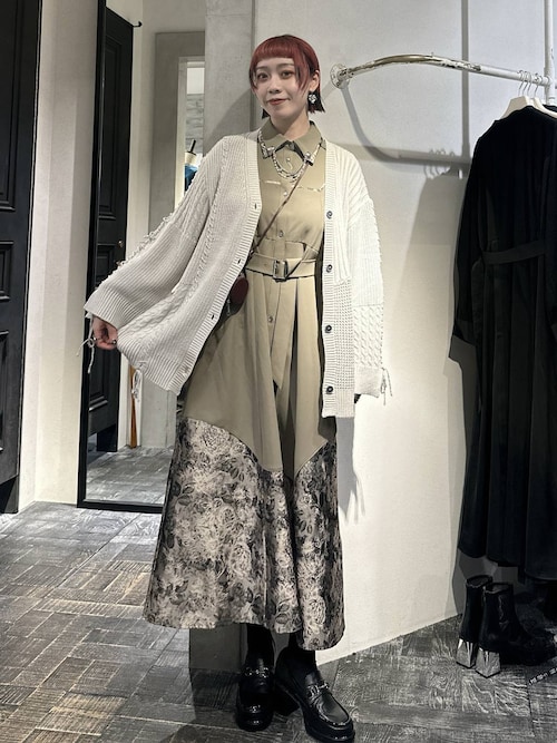 ブラックミーンズ　パッチワークロングカーディガン ブラックミーンズ パッチワークロングカーディガン