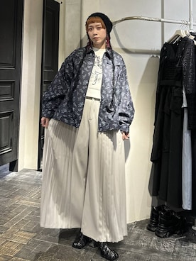 「HARE（ハレ）のアイテム（帽子）」を使った、HARE / 瑜ユイさん（レディース・165cm）の冬コーディネート