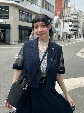 「HARE（ハレ）のアイテム（ジャケット/アウター）」を使った、HARE / 瑜ユイさん（レディース・165cm）の夏コーディネート