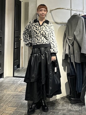 「HARE（ハレ）のアイテム（ローファー）」を使った、HARE / 瑜ユイさん（レディース・165cm）の秋コーディネート