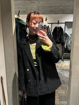 「HARE（ハレ）のアイテム（ローファー）」を使った、HARE / 瑜ユイさん（レディース・165cm）の秋コーディネート