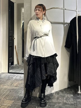 「ショートヘア」｜HARE / 瑜ユイさん（レディース・165cm）の冬コーディネート