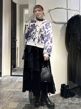 「アイテム（リング）」を使った、HARE / 瑜ユイさん（レディース・165cm・20代）の秋コーディネート
