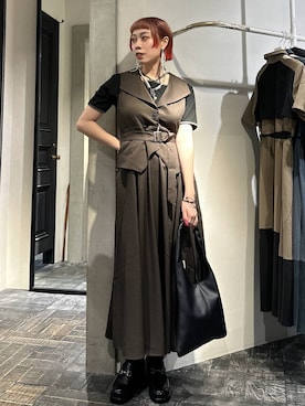 「アイテム（バングル/リストバンド）」を使った、HARE / 瑜ユイさん（レディース・165cm・20代）の夏コーディネート