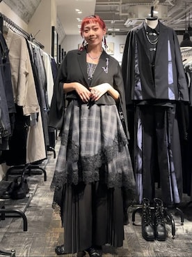 「HARE（ハレ）のアイテム（ジャケット/アウター）」を使った、HARE / 瑜ユイさん（レディース・165cm）の春コーディネート