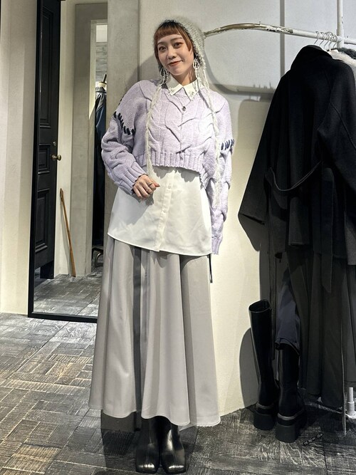 HARE ニット 新品 HARE（ハレ）の「フラワーSOFTシャギープルオーバー(HARE)（ニット
