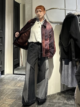 「HARE（ハレ）のアイテム（パンツ）」を使った、HARE / 瑜ユイさん（レディース・165cm）の冬コーディネート